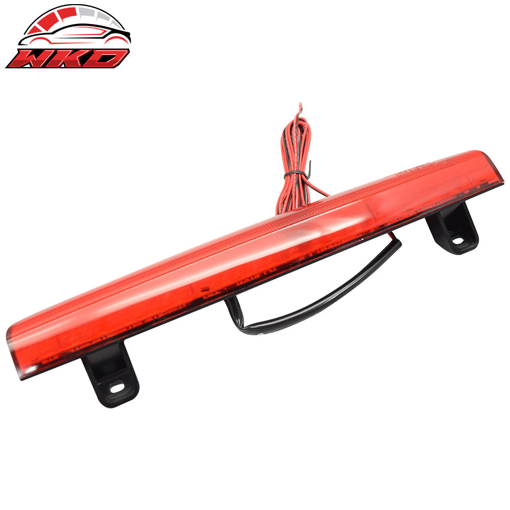 Fits 06-11 Honda Civic 4Dr Rear Trunk Spoiler Wing MD FRP Red LED Brake Light