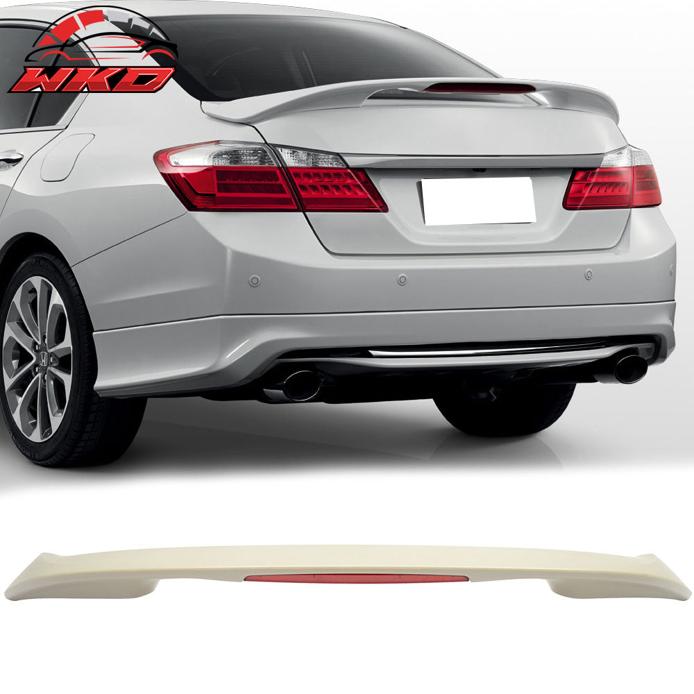 Fits 13-16 Honda Accord MD Style Trunk Spoiler Wing ABS Unpainted