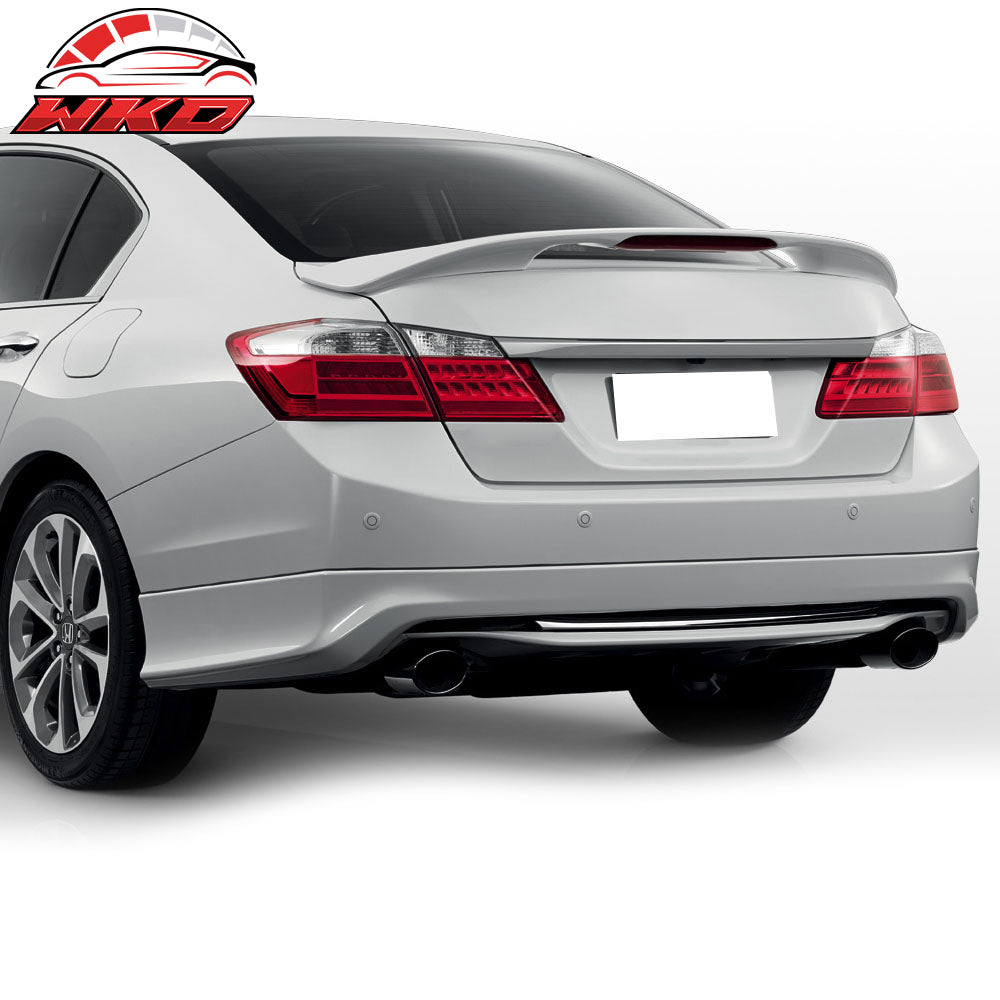 Fits 13-16 Honda Accord MD Style Trunk Spoiler Wing ABS Unpainted