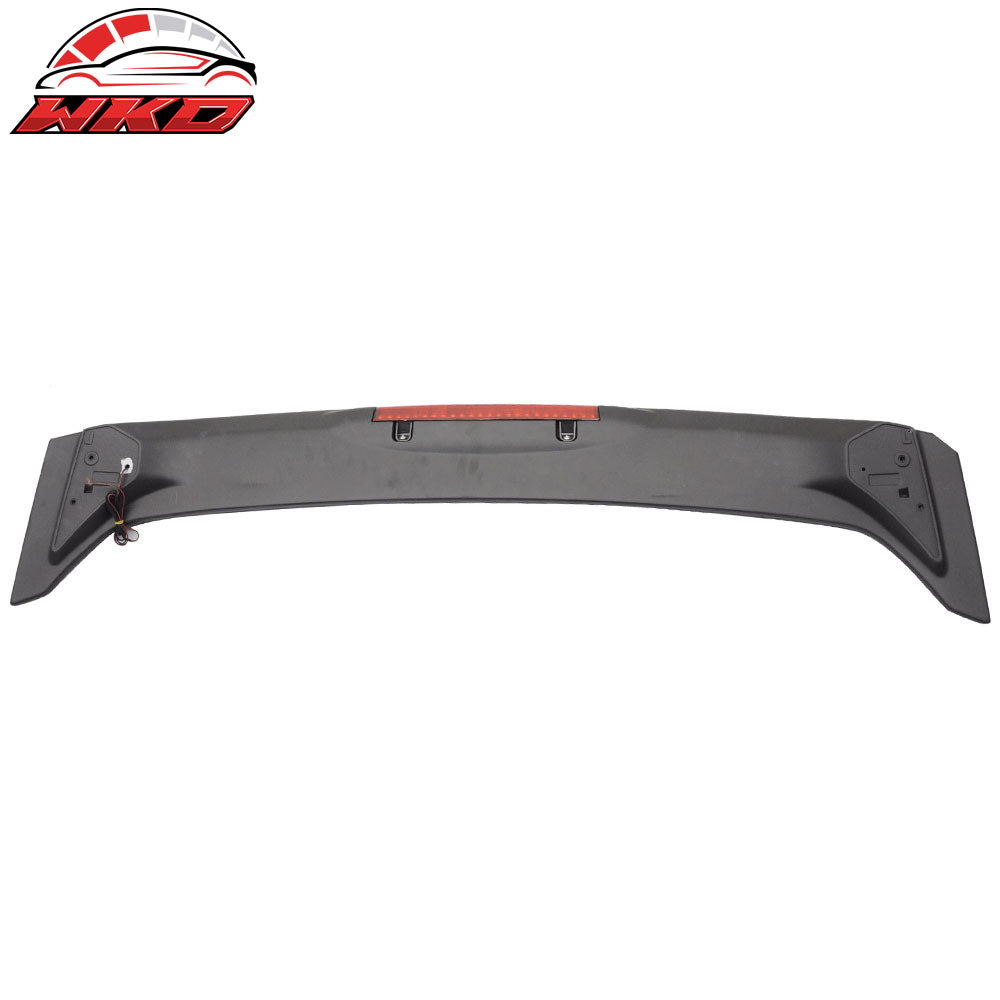 Fits 06-11 Honda Civic Sedan OE Factory Painted Matte Black Trunk Spoiler & LED