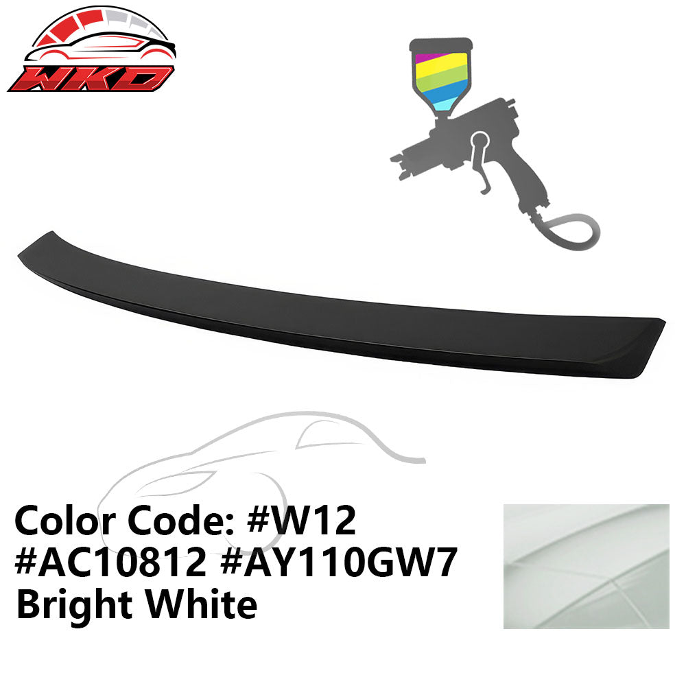 Fits 11-23 Chrysler 300 OE Style ABS #W12 Bright White Rear Trunk Spoiler Wing
