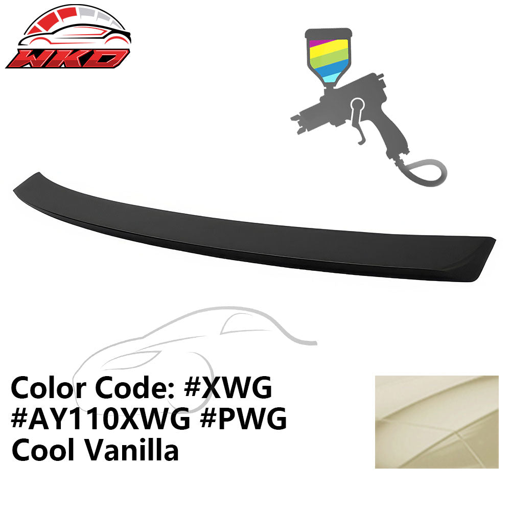 Fits 11-23 Chrysler 300 OE Style ABS #XWG Cool Vanilla Rear Trunk Spoiler Wing