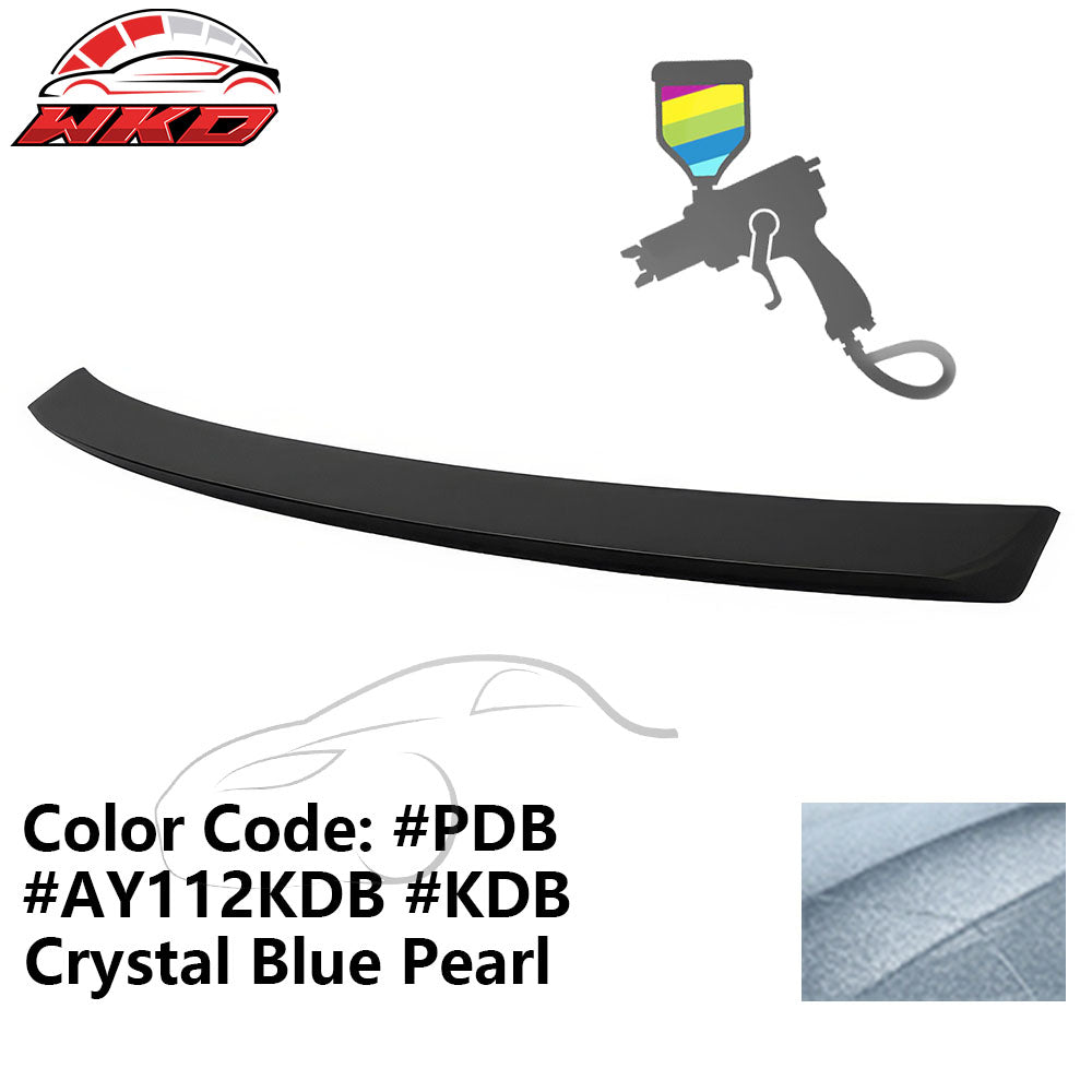 Fits 11-23 Chrysler 300 OE Style ABS #PDB Crystal Blue Pearl Rear Trunk Spoiler