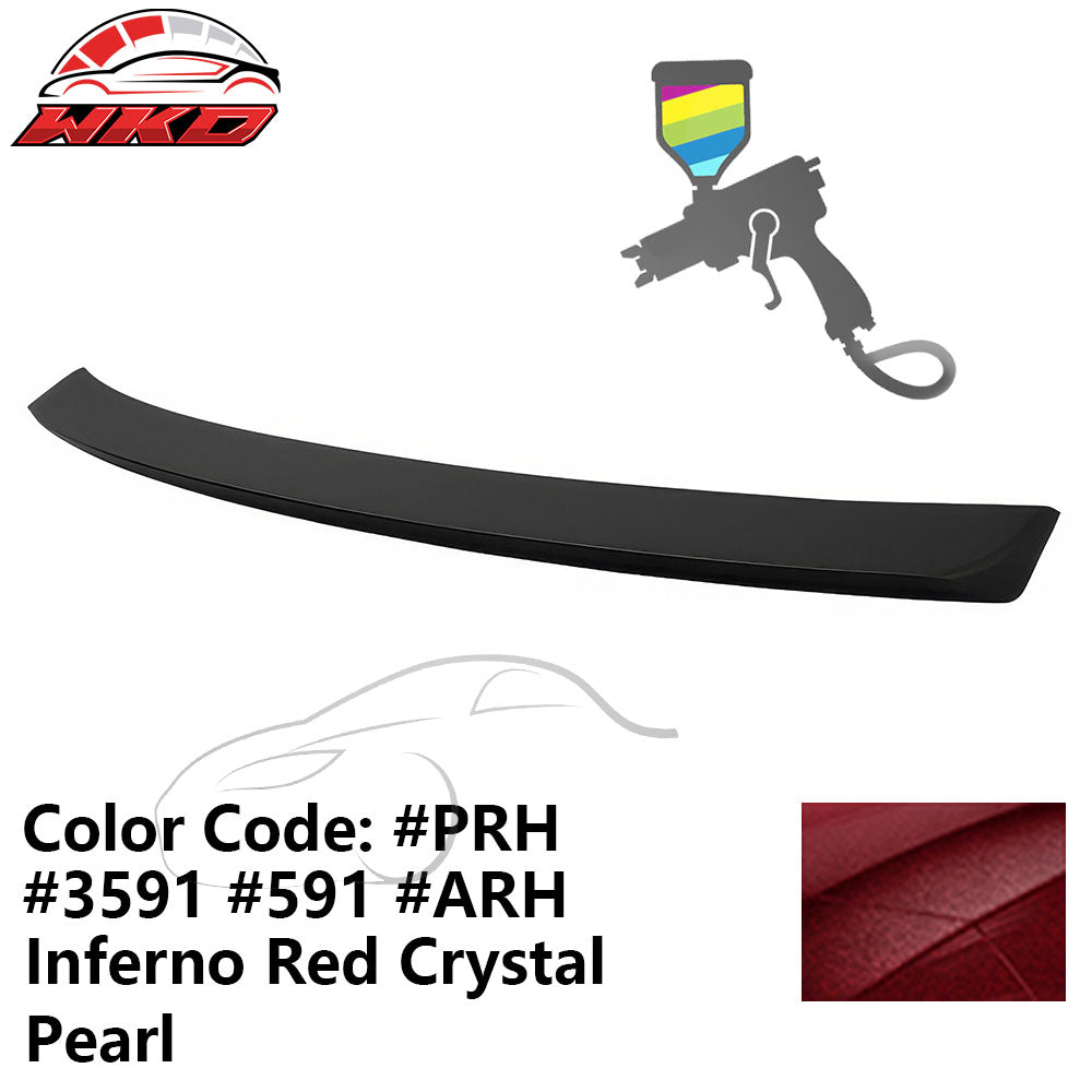 For 11-23 Chrysler 300 OE Style ABS #PRH Inferno Red Crystal Pearl Trunk Spoiler