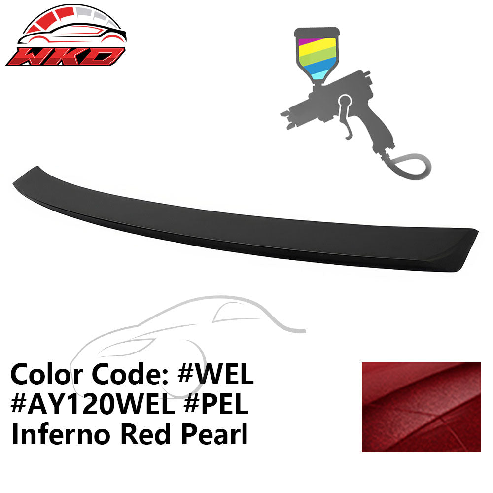 Fits 11-23 Chrysler 300 OE Style ABS #WEL Inferno Red Pearl Trunk Spoiler