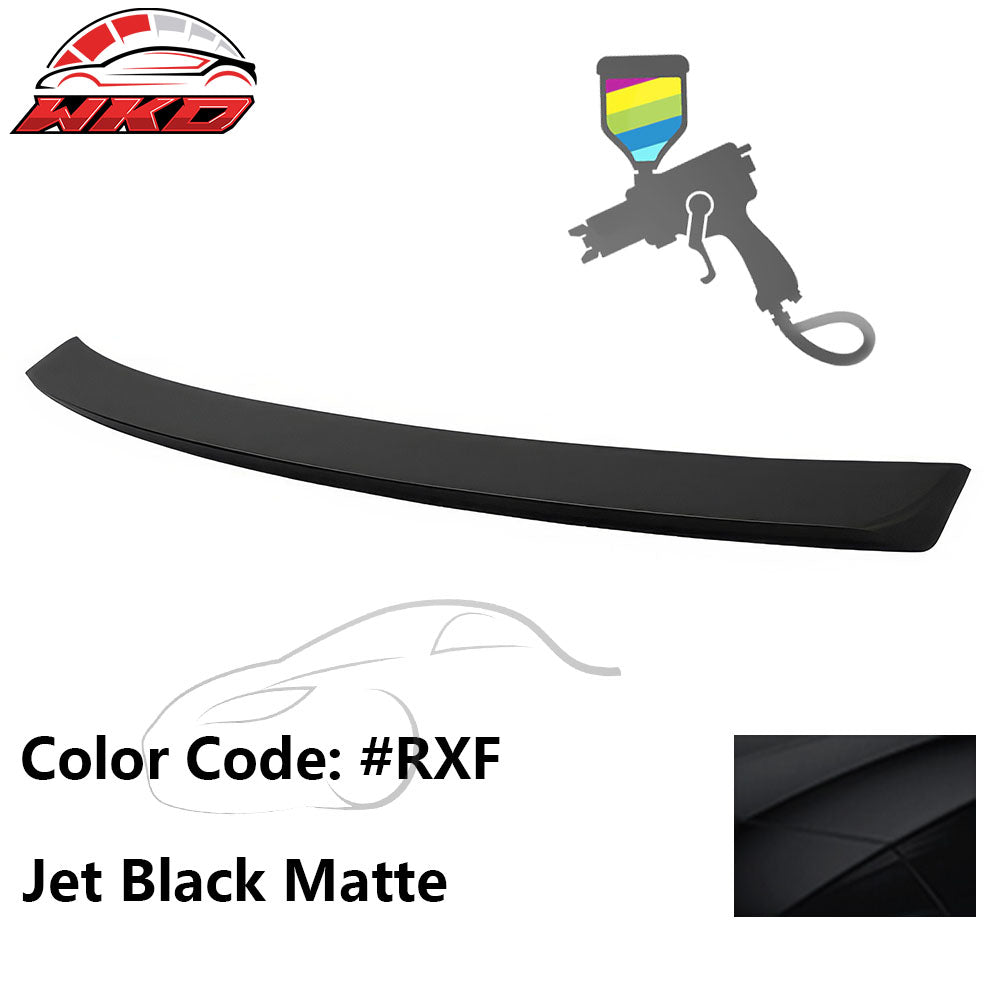 Fits 11-23 Chrysler 300 OE Style ABS #RXF Jet Black Matte Rear Trunk Spoiler