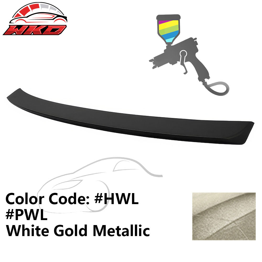 Fits 11-23 Chrysler 300 OE Style ABS #HWL White Gold Metallic Trunk Spoiler