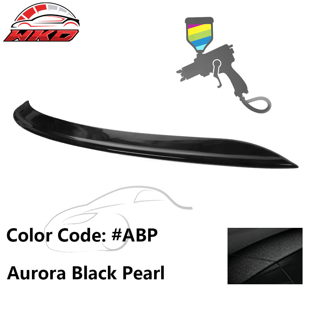 Fits 21-24 Kia K5 OE Style #ABP Aurora Black Pearl Rear Trunk Spoiler Wing ABS