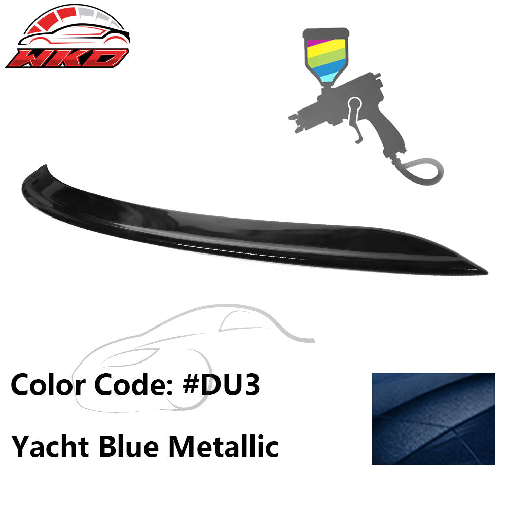 Fits 21-24 Kia K5 OE Style #DU3 Yacht Blue Metallic Rear Trunk Spoiler Wing ABS