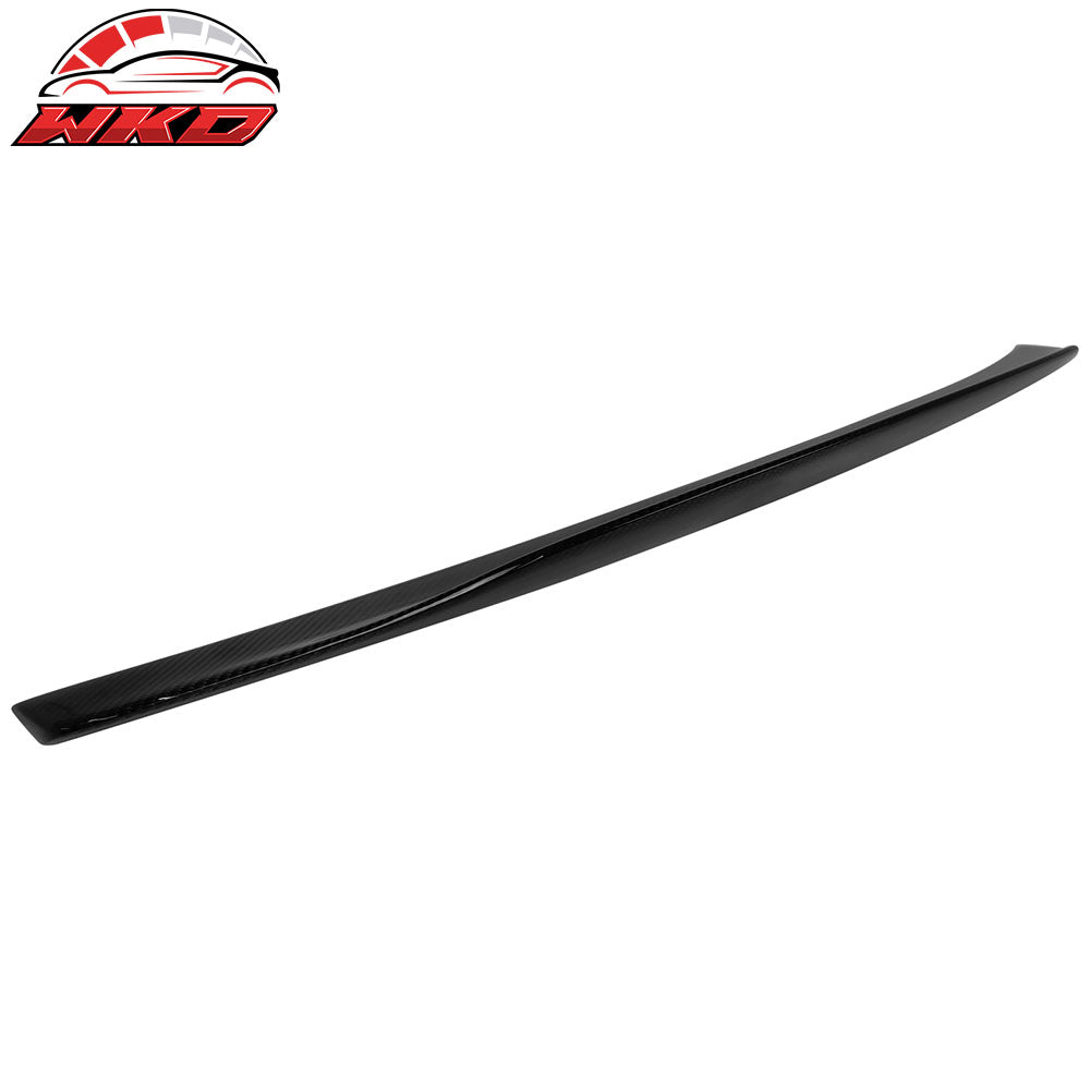 Fits 17-23 Benz W213 E-Class Trunk Spoiler PSM Style Carbon Fiber Rear Boot Wing