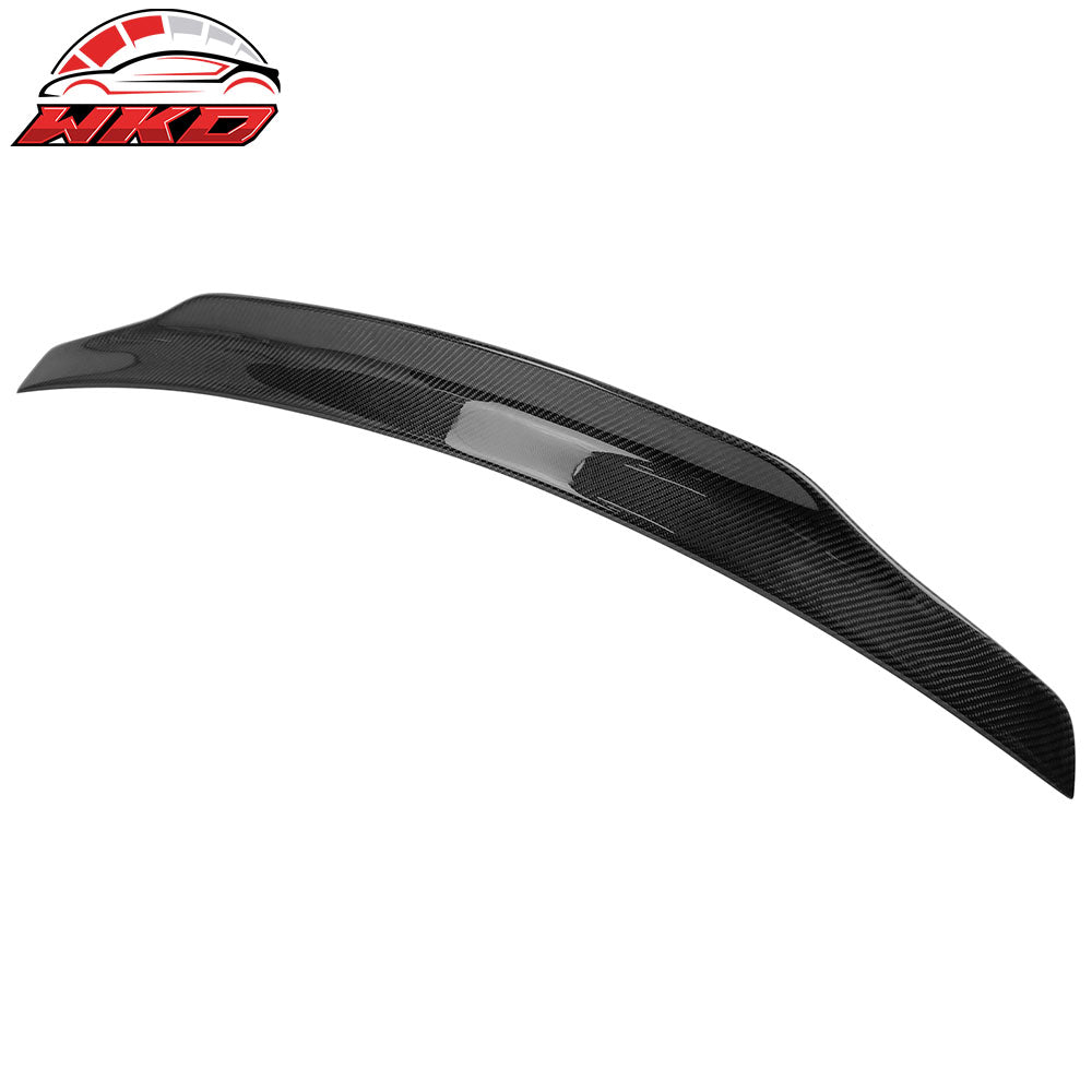 Fits 14-20 Benz W222 S Class PSM Style Carbon Fiber CF Rear Trunk Spoiler Wing