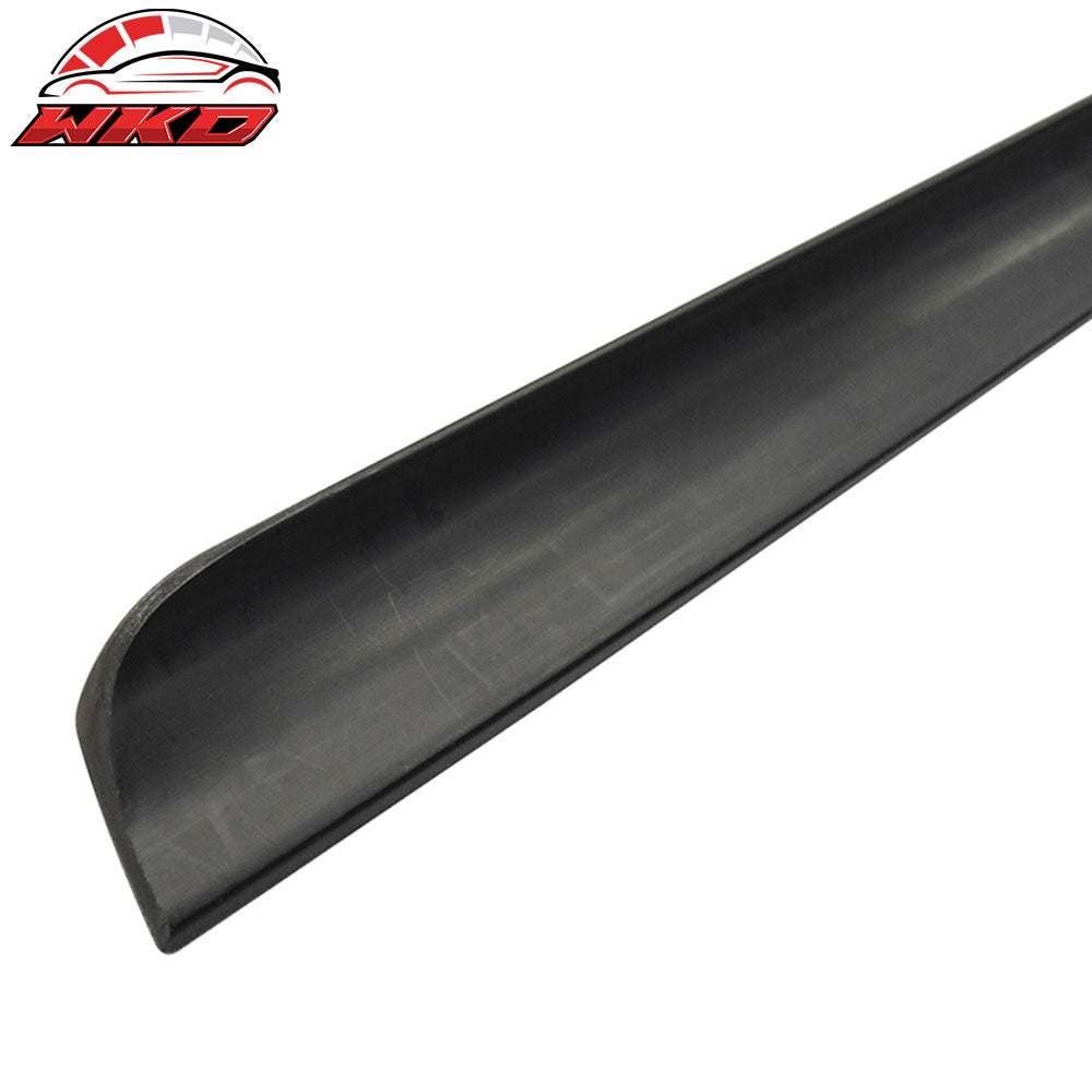 Fits 12-15 Honda Civic 4Dr 9TH PU Flexible Unpainted Black Trunk Spoiler