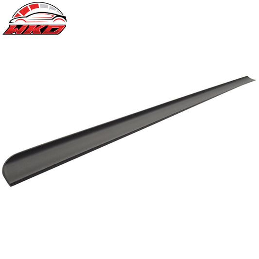09-12 Audi A4 B8 Unpainted Black Trunk Spoiler - PUF | Wholesale