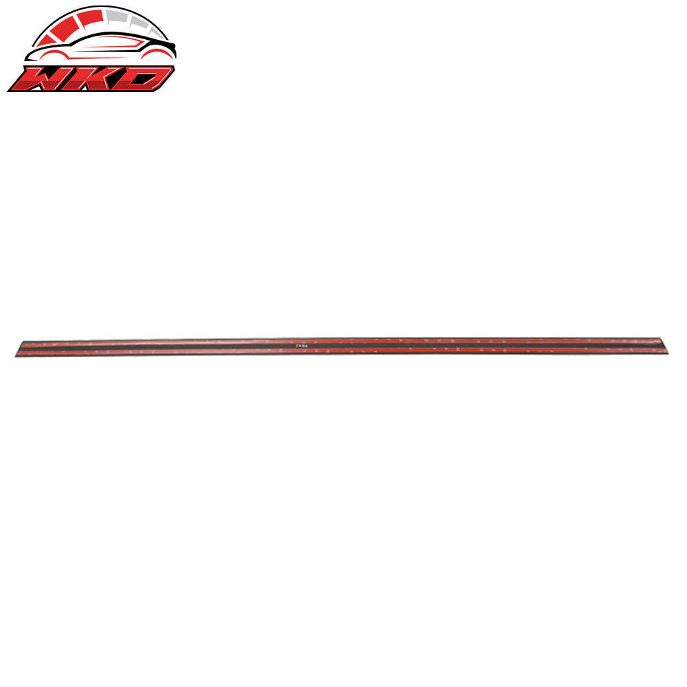 Fits 86-95 Mercedes-Benz E Class W124 Unpainted Black Trunk Spoiler - PUF