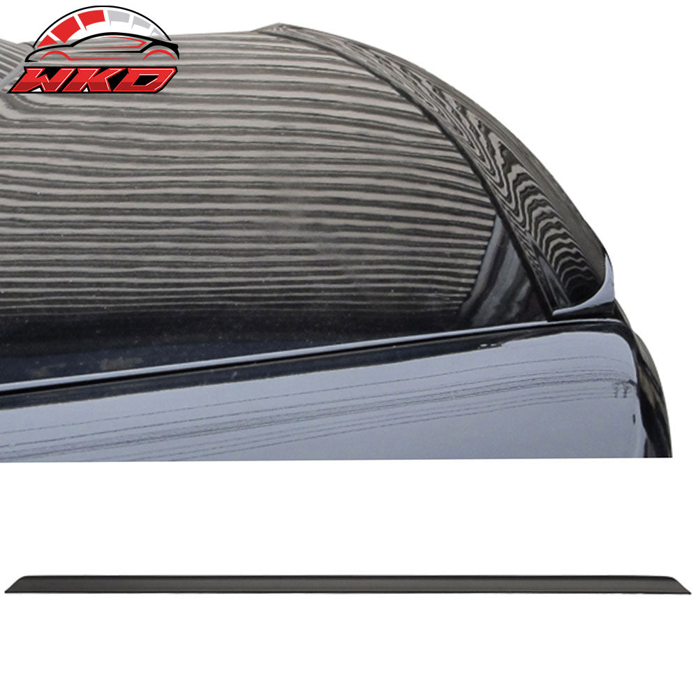 Fits 98-03 VW Volkswagen Jetta Unpainted Black Trunk Spoiler - PUF