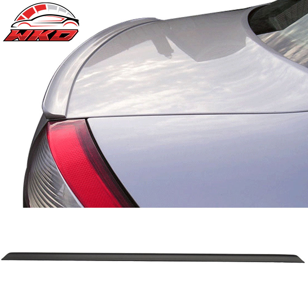 Fits 07-12 Volvo S80 4Dr Unpainted Black Trunk Spoiler - PUF