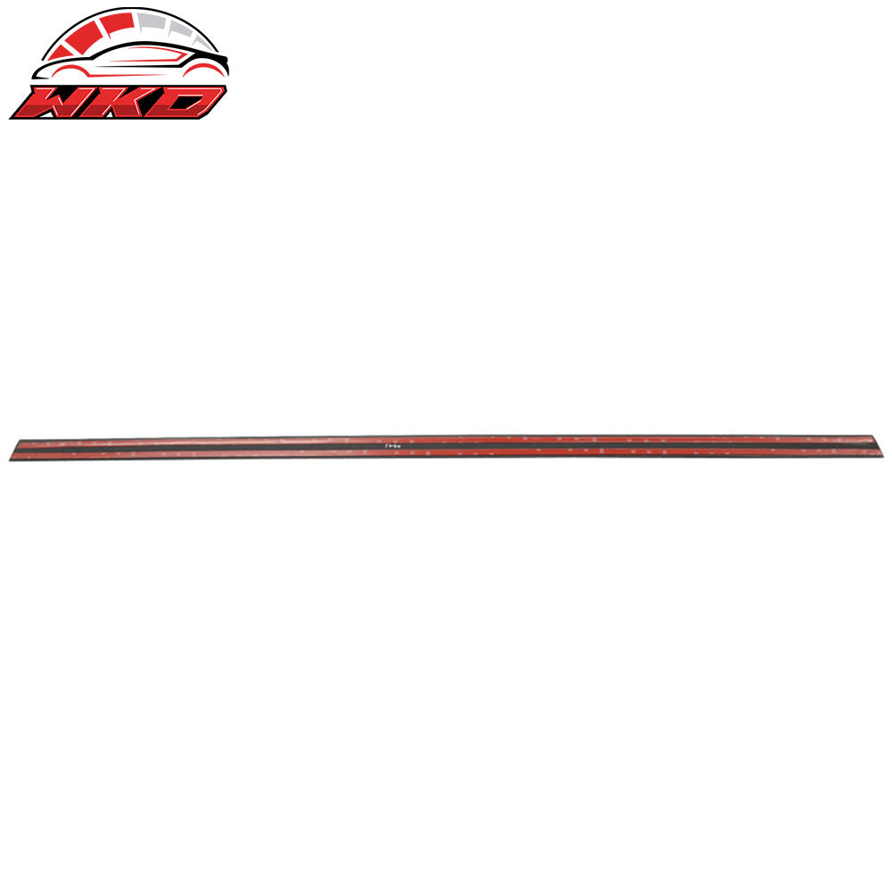 Fits 12-15 Audi A6 C7 Unpainted Black Trunk Spoiler - PUF