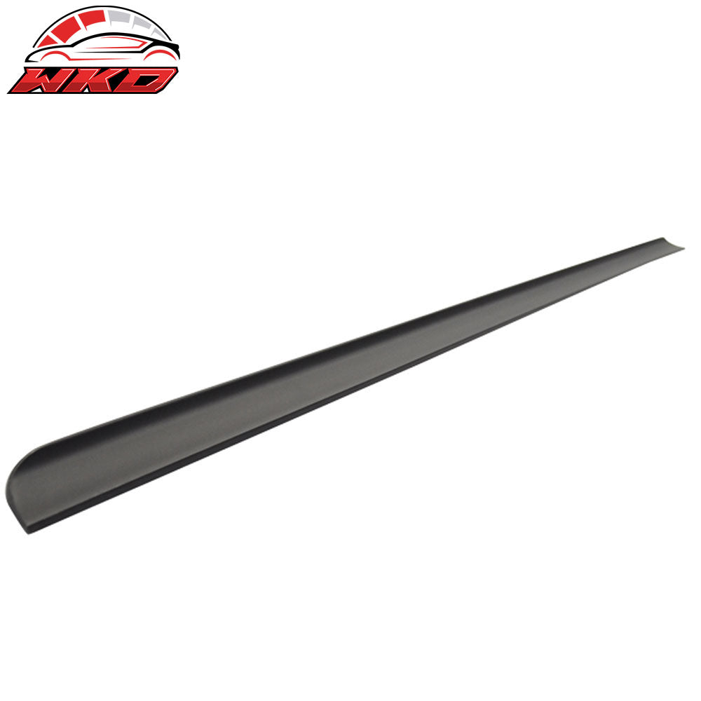 06-08 Audi RS4 8E B7 Unpainted Black Trunk Spoiler - PUF | Wholesale
