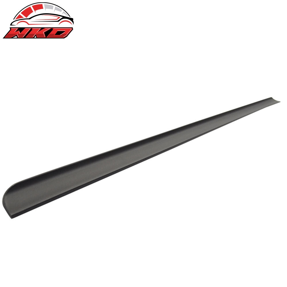 06-08 Audi RS4 8E B7 Unpainted Black Trunk Spoiler - PUF | Wholesale