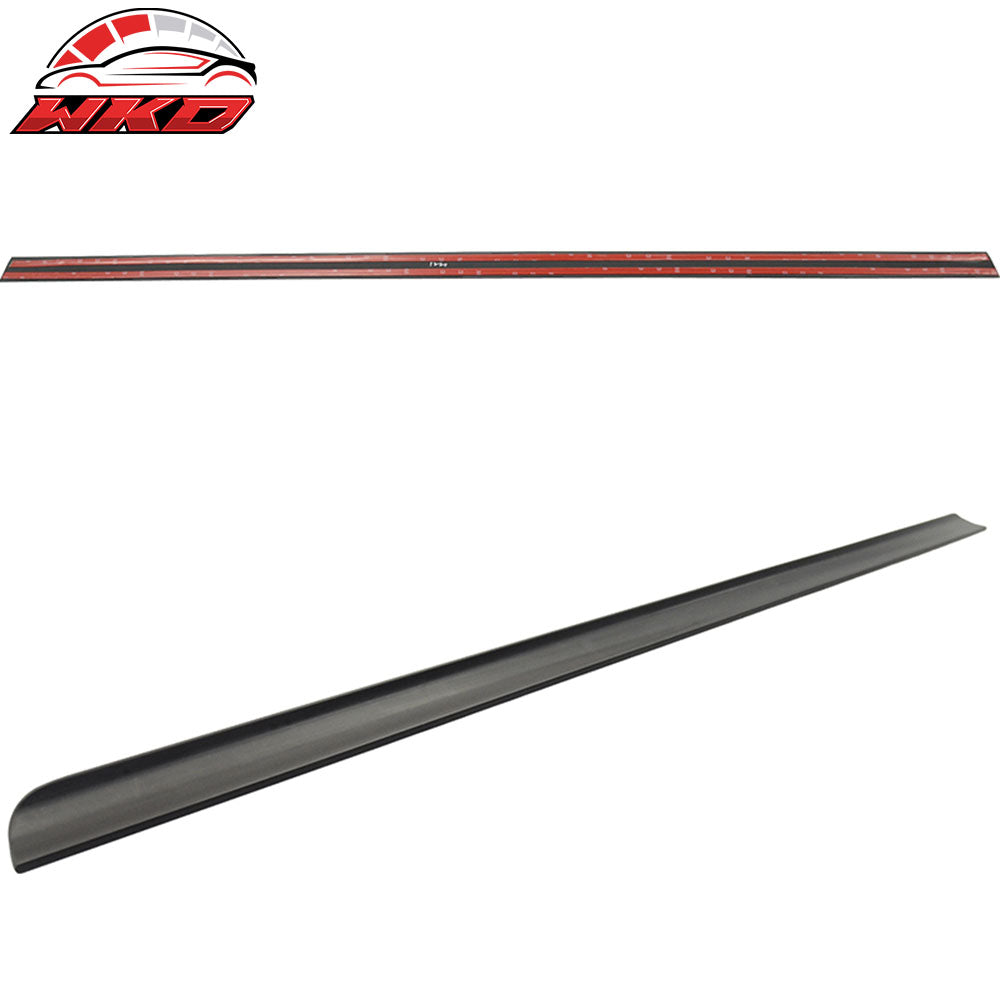 Fits 03-08 Audi A8 4E PV Style PU Flexible Trunk Spoiler Wing - Unpainted Black