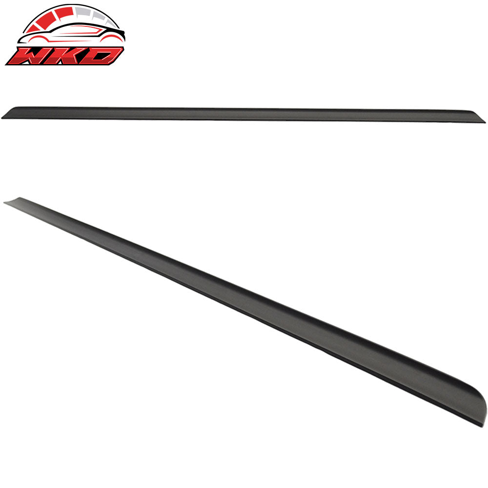 Fits 03-08 Audi A8 4E PV Style PU Flexible Trunk Spoiler Wing - Unpainted Black