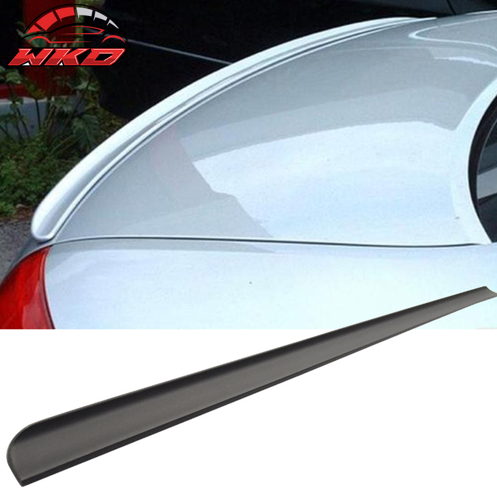 Fits 10-14 Audi A8 4H PV Style PU Flexible Trunk Spoiler Wing - Unpainted Black