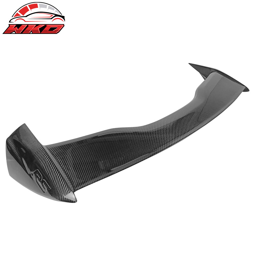Fits 18-20 Ford Focus Hatchback RS Style Rear Trunk Spoiler Wing Carbon Fiber