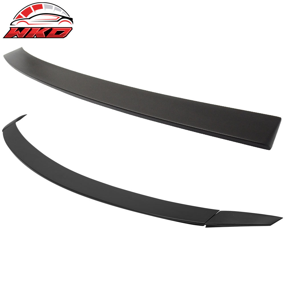 08-14 Benz C Class W204 B Style Trunk + OE Style Roof Spoiler Unpainted ABS | Wholesale