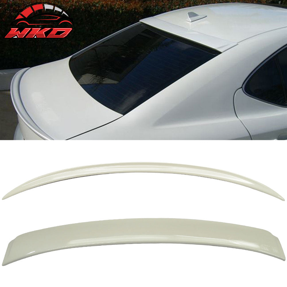 Fits 06-13 Lexus IS250 Sedan OE Style Trunk + Roof Spoiler Painted #077 White