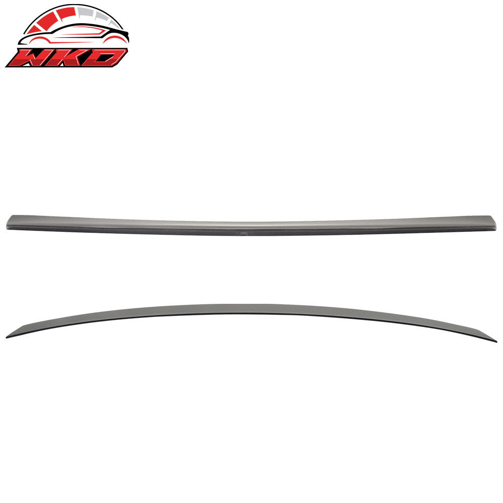 Fits 08-14 C Class W204 Sedan AMG Trunk Spoiler & OE Style Roof Wing ABS