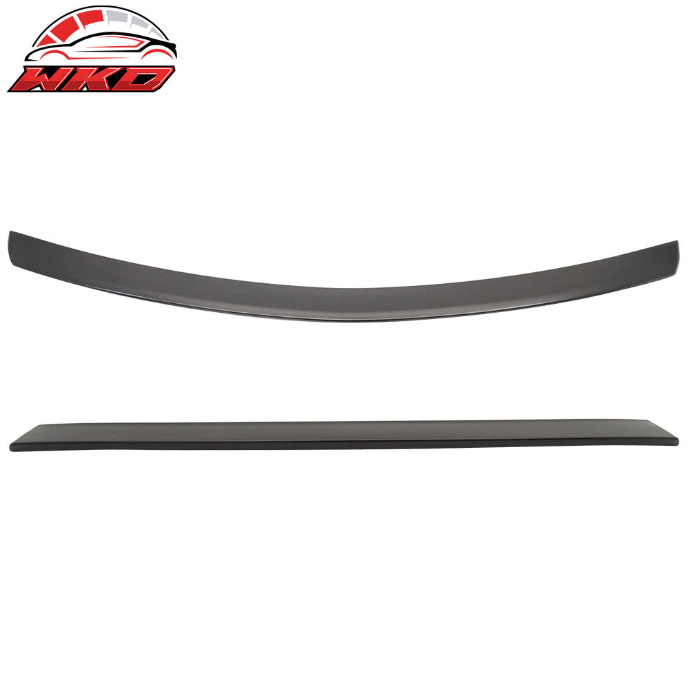 Fits 08-14 C Class W204 Sedan AMG Trunk Spoiler & OE Style Roof Wing ABS