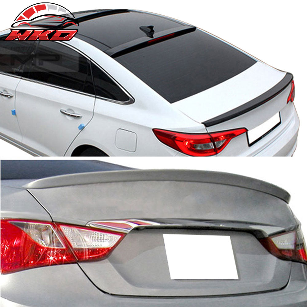 Fits 11-14 Hyundai Sonata Sedan Trunk Spoiler & OE Factory Roof Wing