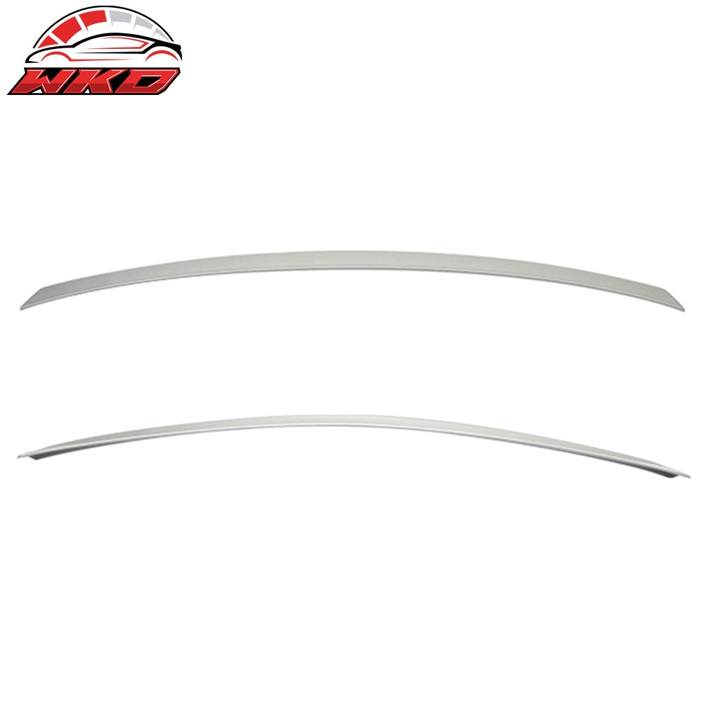08-14 W204 Trunk Spoiler & Roof Wing Painted #744 Iridium Silver Metallic | Wholesale