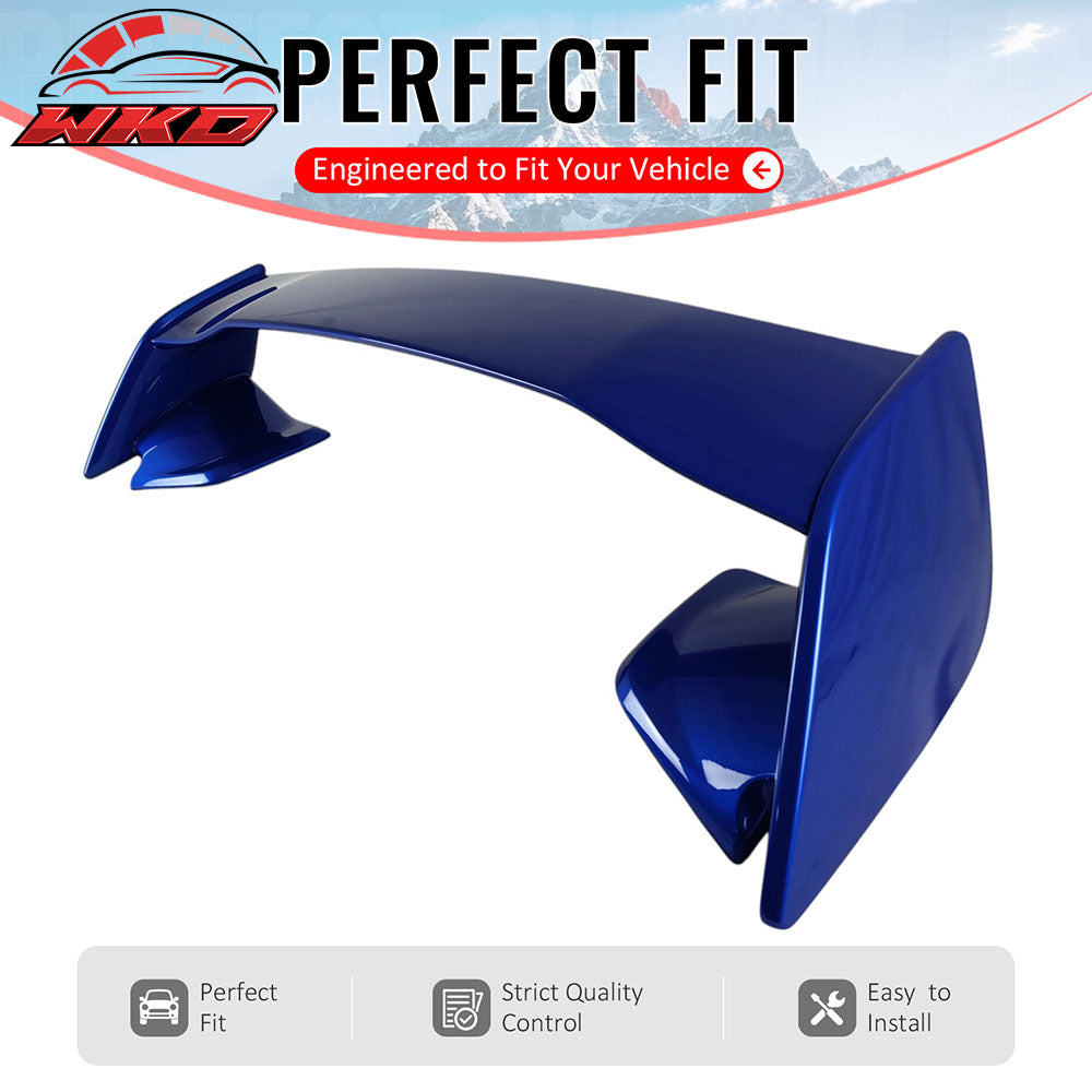 Fits 22-25 Subaru WRX 5th VB STI Style Rear Trunk Spoiler Painted #K7X Blue 5PCS