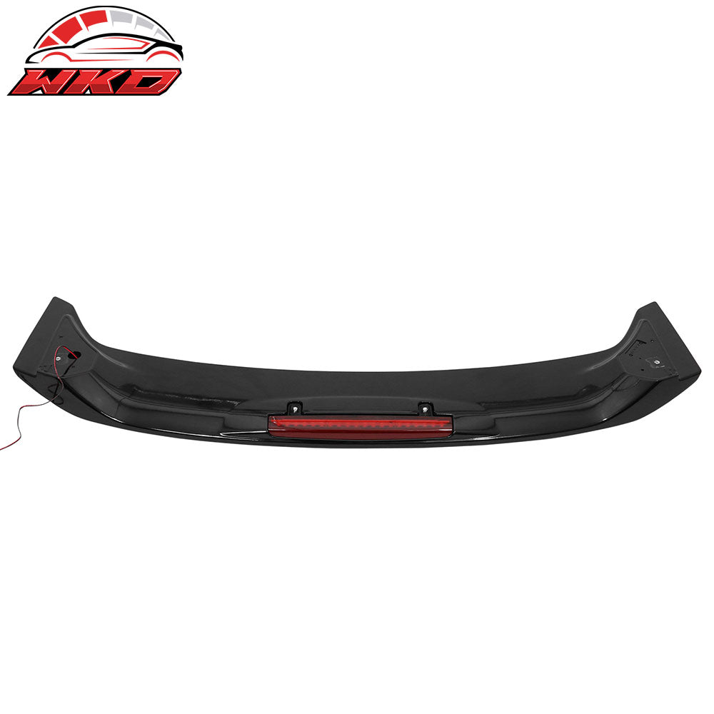 Fits 06-11 Honda Civic 4Dr Si Style Trunk Spoiler W/LED Painted #NH731P Black