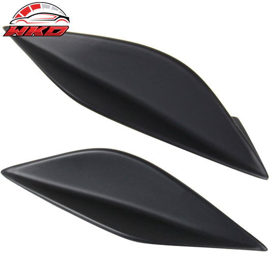 15-21 Subaru WRX STI 4th Sedan Side Fin Shark Trunk Spoiler - Matte Black | Wholesale