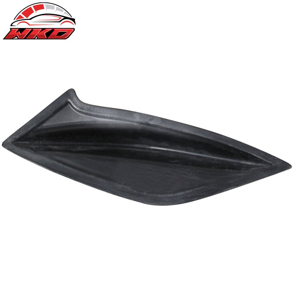 Fits 15-21 Subaru WRX STI 4th Sedan Side Fin Shark Trunk Spoiler - Matte Black