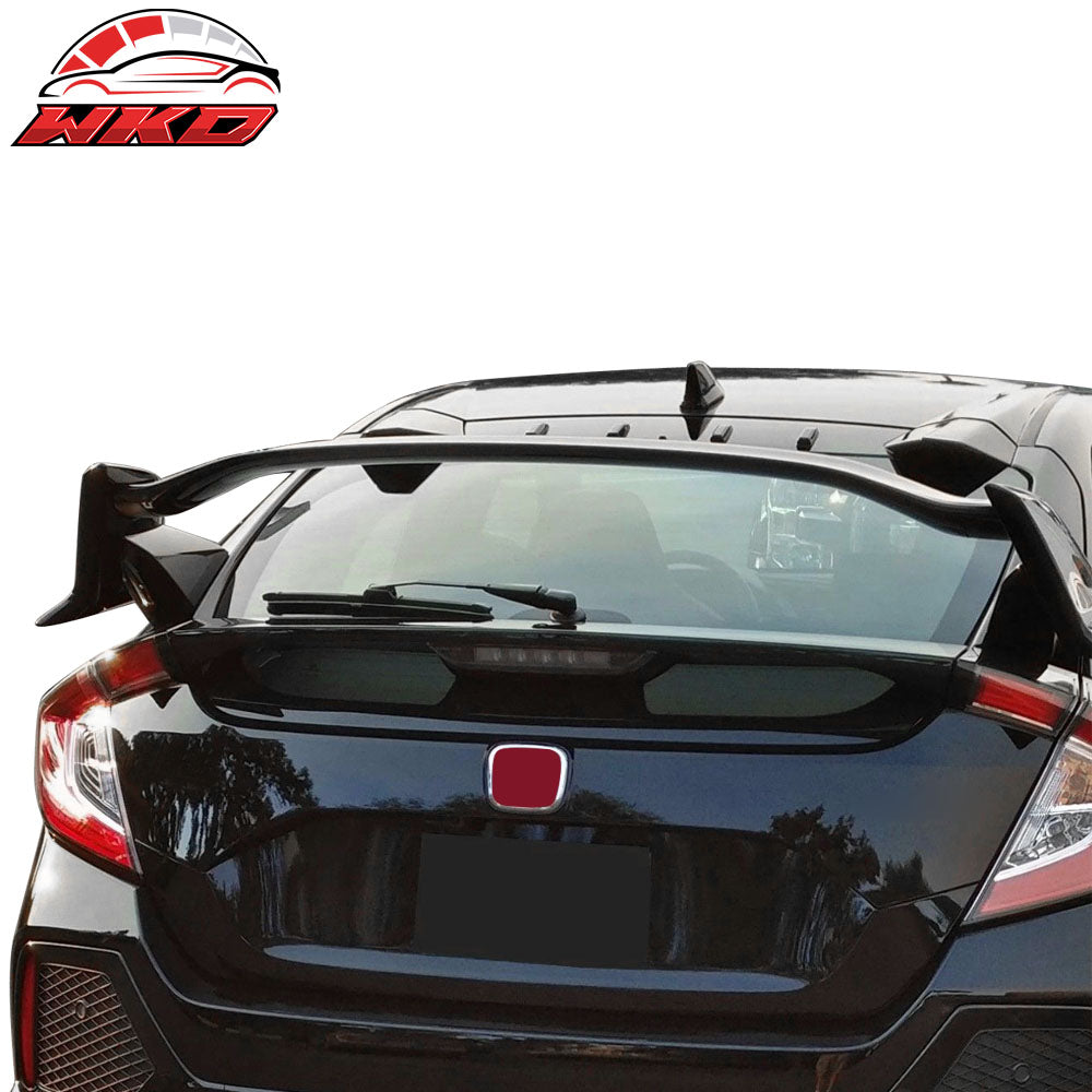 Fits 17-21 Honda Civic 10th Gen FK7 FK4 Hatchback 4Dr Type R ABS Trunk Spoiler