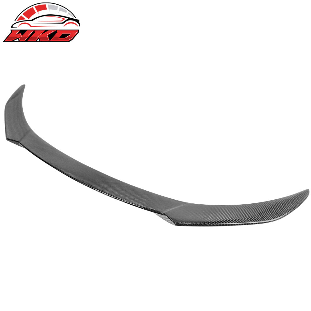 Fits 18-20 Ford Focus Hatchback V Style Rear Trunk Spoiler Wing Lip Carbon Fiber