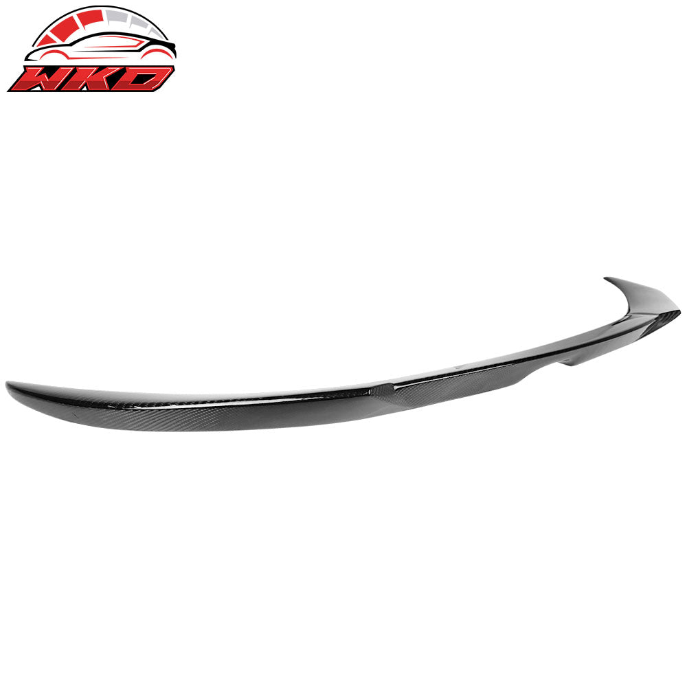 Fits 18-20 Ford Focus Hatchback V Style Rear Trunk Spoiler Wing Lip Carbon Fiber