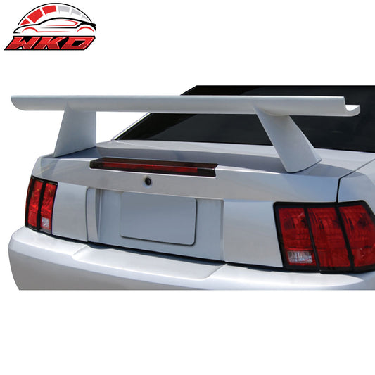 1999-04 Ford Mustang Cobra Cobra R9 Style Trunk Spoiler Lip Gray Fiberglass | Wholesale