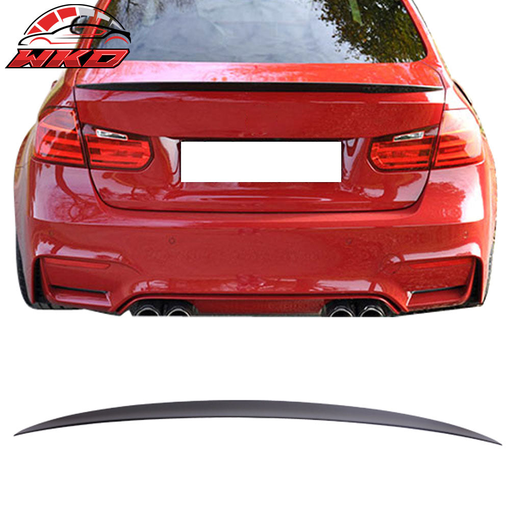 Fits 12-18 BMW F30 3 Series Performance Style Trunk Spoiler Painted #668 Black