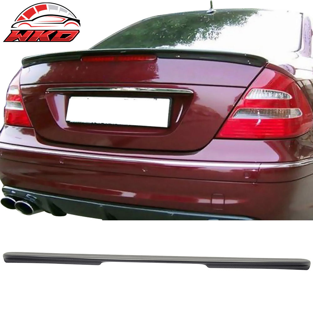 Fits 03-09 Benz W211 E Class Sedan AMG Style Rear Trunk Spoiler Wing Unapinted