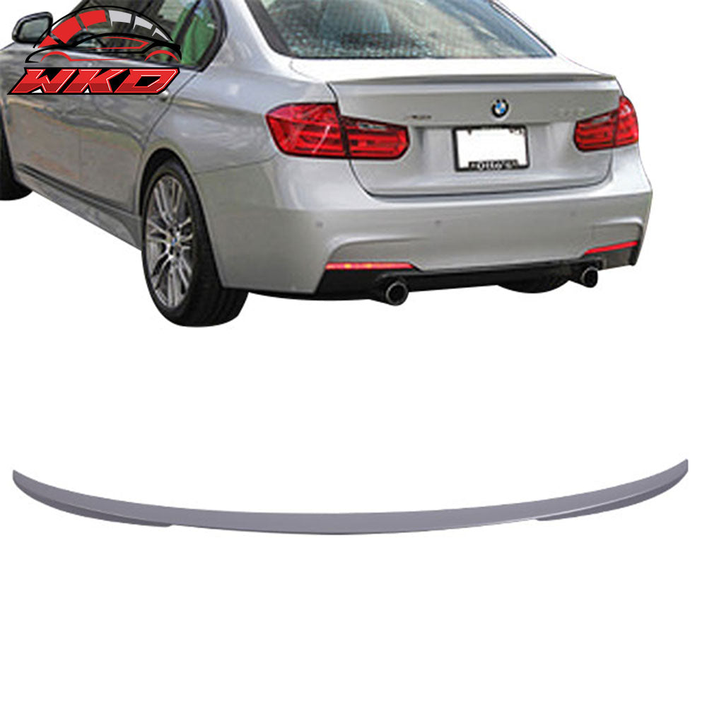 Fits 12-18 BMW F30 3 Series Performance Style Trunk Spoiler Painted #A83 Silver