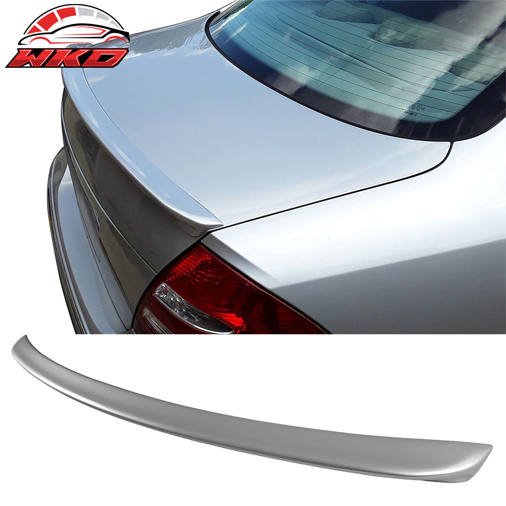 Fits 03-09 Benz E-Class W211 AMG Style Rear Trunk Spoiler Painted #744 Silver