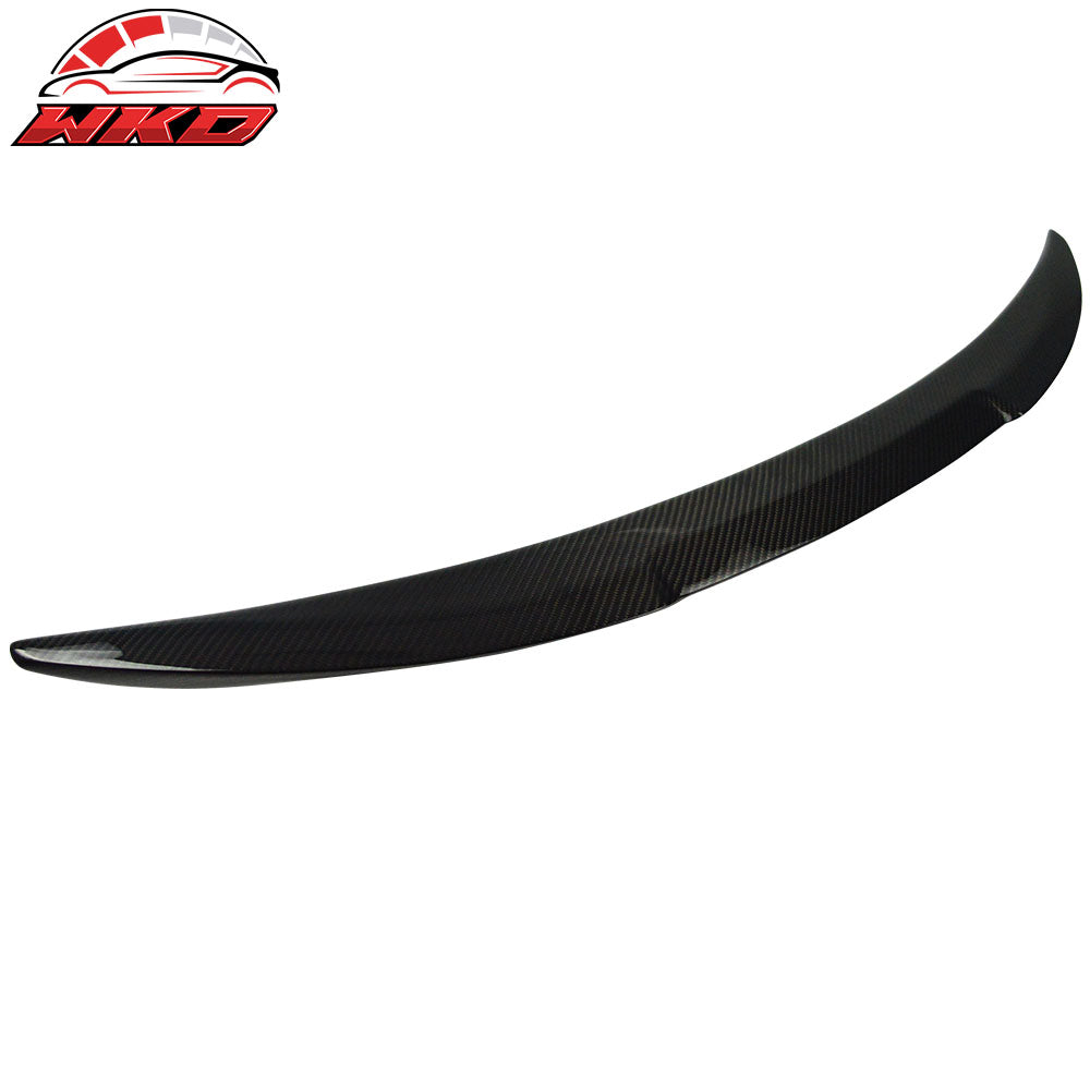 Fits 07-13 BMW E82 1 Series Coupe M4 Style Matte Caron Fiber Rear Trunk Spoiler