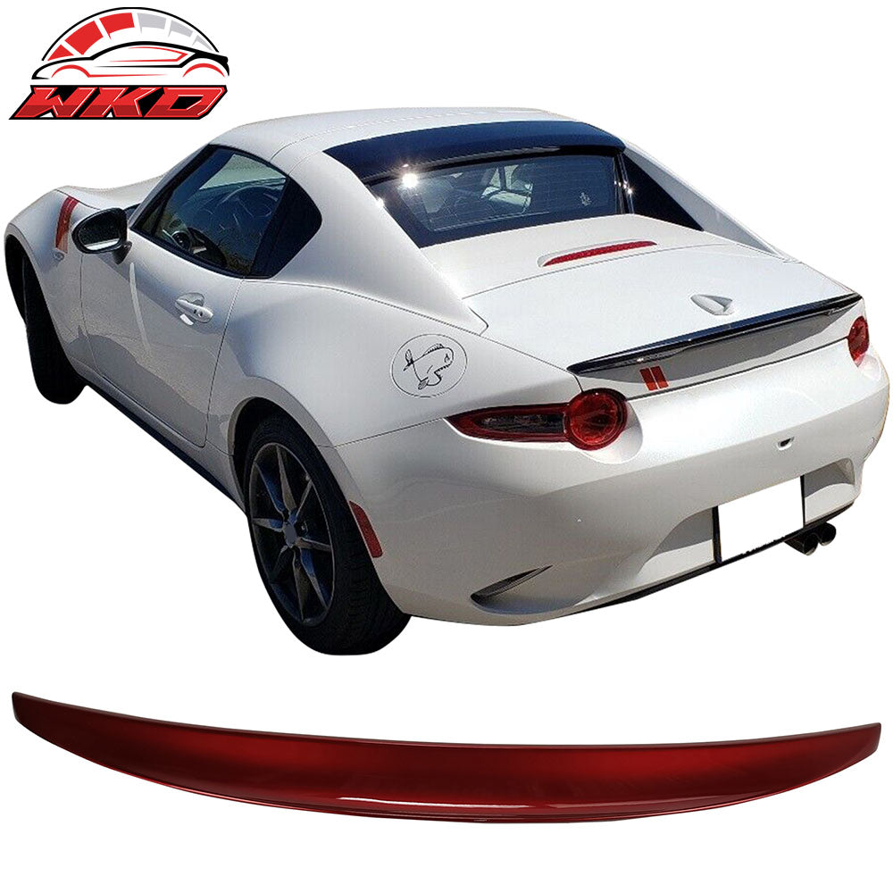 Fits 16-25 Mazda MX5 MX-5 Miata Performance Style Trunk Spoiler Painted #41V Red
