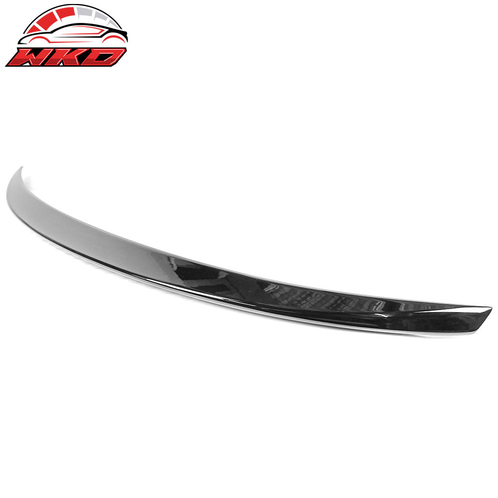 Fits 14-24 INFINITI Q50 IKON Trunk Spoiler Lip Painted #KH3 Black