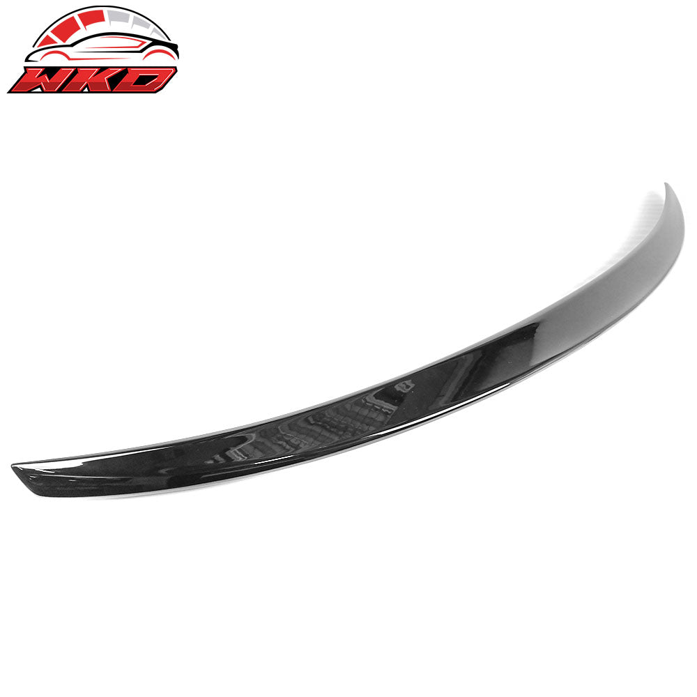 Fits 14-24 INFINITI Q50 IKON Trunk Spoiler Lip Painted #KH3 Black