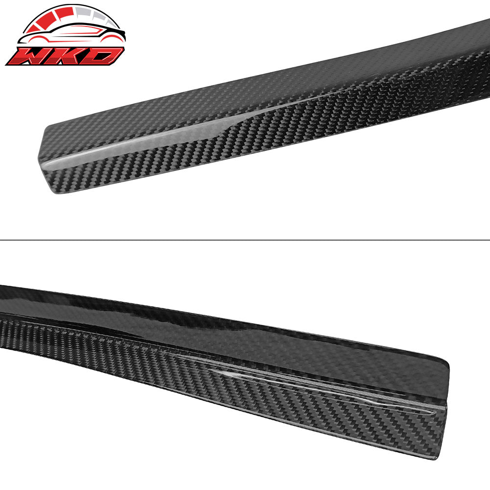 Trunk Add On Gurney Flap Spoiler Fits 15-21 Subaru WRX STI Style Carbon Fiber CF
